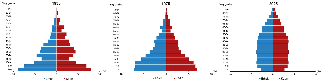Türkiye’de Yaşlı Nüfusun Dinamikleri ve Toplumsal Etkileri (1950-2100) - Güncel Verilerle Yeniden Yorum