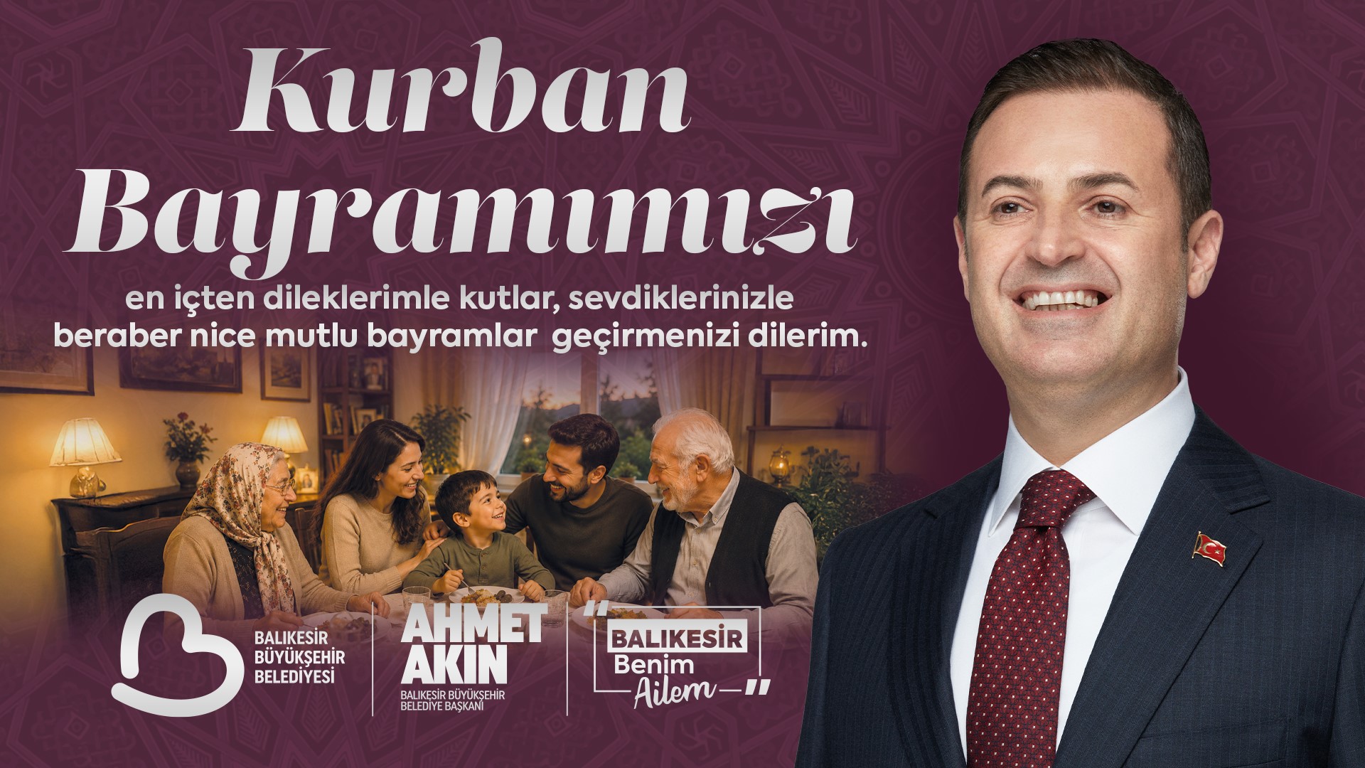 “Bayramlar Gönüllerin Birleştiği Günlerdir”