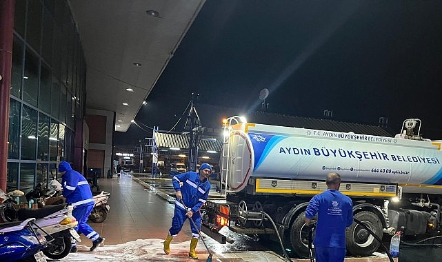 Aydın’daki Terminaller Ramazan Öncesi Temizlikle Yenilendi