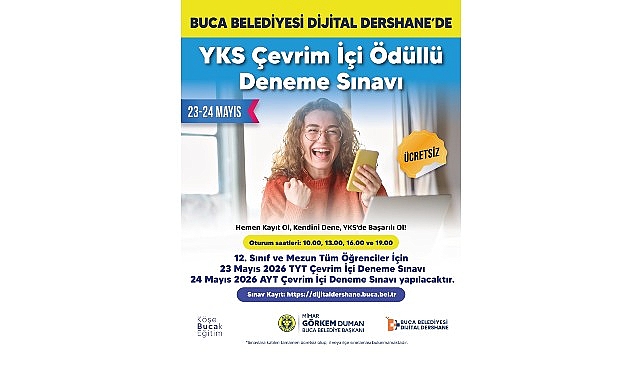 Dijital Dershane ile Ücretsiz Online Deneme Sınavları: LGS ve YKS İçin Başvuru Başladı