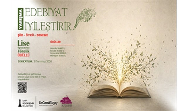 İzmir Edebiyat Festivali İçin Lise Öğrencilerine Özel Şiir, Öykü ve Deneme Yarışması Başvuruları Başlıyor