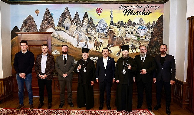 Nevşehir’de Bartholomeos ve Din Görevlileri Belediye Ziyareti ve Kapadokya Vurgusu