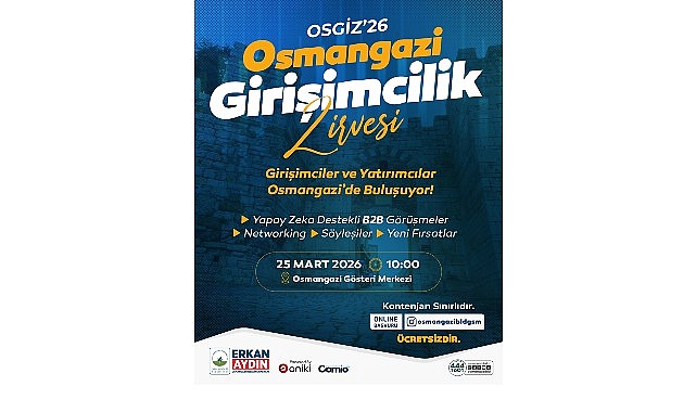 OSMANGAZİ GİRİŞİMCİLİK ZİRVESİ’26: Yenilik ve İş Birliği İçin Zirve Başlangıcı
