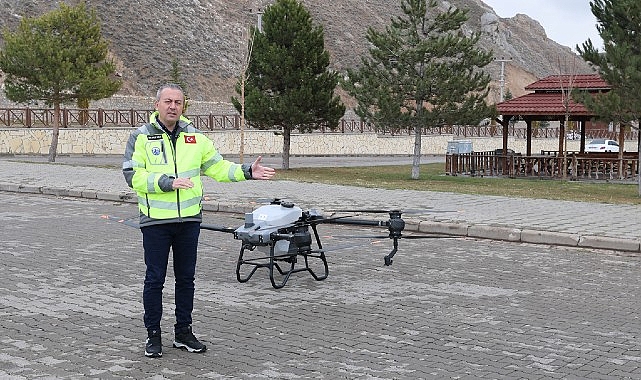 Sivas’ta İlaçlama Çalışmalarında Drone Desteği Artırıldı