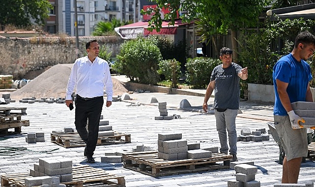 Bornova Tarihi Çarşı ve Köşkler Bölgesi’nde Kentsel Estetik Rejisi Başladı