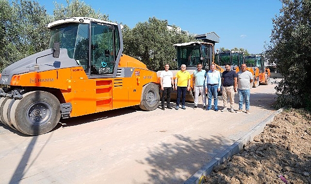 Burhaniye’de Pelitköy Yol İnşaatında Kararlı Takip