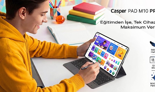 Casper PAD M10 Pro: Geniş Ekran ve Üretkenlik İçin Tek Cihazda Yükselen Standart