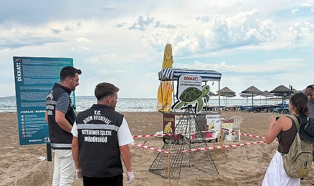 Didim’in Manastır Koyu’nda Caretta Caretta ve Yuva Koruma Kahramanı Ekipler