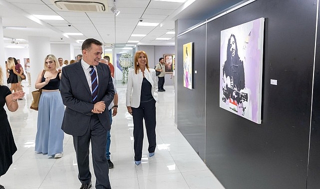 Emek ve İnsan Temalı Ulusal Resim Sergisi Yenişehir’de Kapılarını Açtı