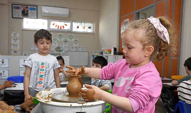 Geleneksel Çömlek Atölyeleriyle Kreşlerde Sanat ve Üretkenlik Büyüyor
