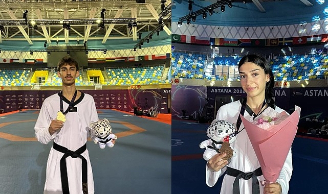 Kazakistan Açık Taekwondo’da İzmirli Tekvandocuların Üstün Başarısı ve Madalya Seferi