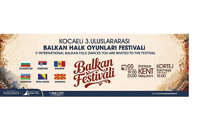 Kocaeli’de Balkan Halk Oyunları Festivali: İki Günlük Kültür Şöleni