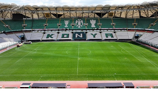 Konya Büyükşehir Stadyumu Hibrit Çim Zemininde Yeni Renovasyonla Yarışa Hazır