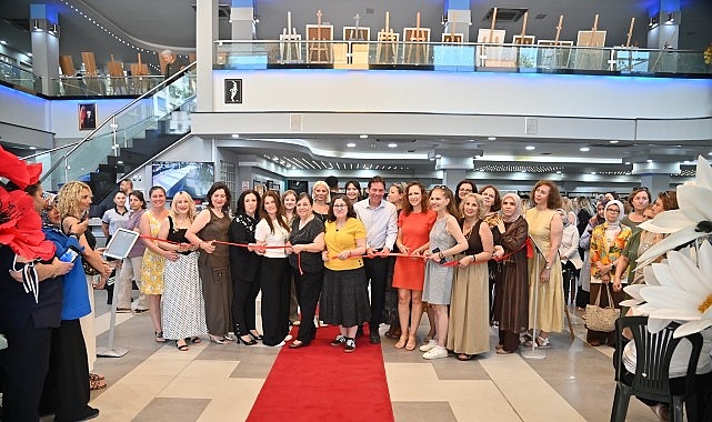 MASMEK Kursiyerleri Bahar Sergisi Kültür Merkezi’nde Ziyarete Açıldı