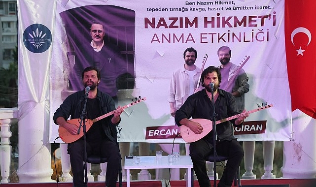 Nazım Hikmet’in Esintisi Karabağlar’da Şiir ve Müzikle Anıldı