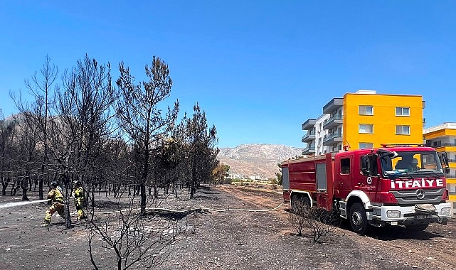Akkuyu NGS İtfaiye Biriminin Yeşilovacık Yangınına Müdahalesi