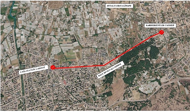 Antalya’da Rauf Denktaş Caddesi ve Bülent Ecevit Bulvarı’nda Asfalt Yenileme Başladı