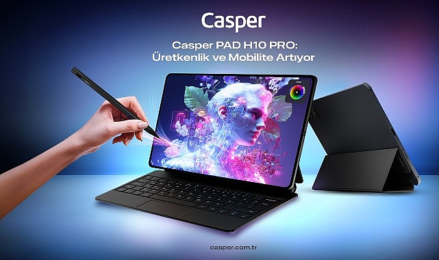 Casper PAD H10 Serisi: 12.6 inç OLED Ekranda Üstün Performans ve Üretkenlik