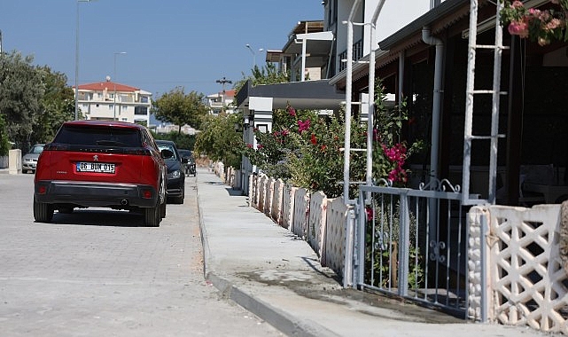 Didim’de Kaldırım Çalışmaları: 980 Metrelik Yol Güvenli Adımlarla Büyüyor