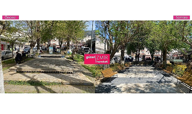 Güzel İzmir Hareketiyle Bayındır’da Yenilenen Kamusal Alanlar