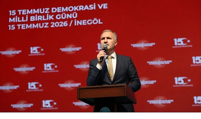 İnegöl’de 15 Temmuz Demokrasi ve Milli Birlik Günü Anma Programı: Irade, Zafer ve Şehadet Anılıyor