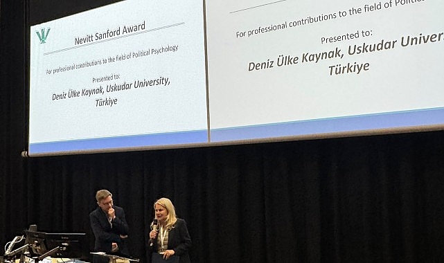 ISPP 2026 Nevitt Sanford Ödülü: Prof. Dr. Deniz Ülke Kaynak’ın Uluslararası Başarısı