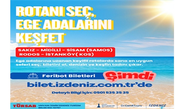 İZDENİZ ile Ege Adaları İçin Dijital Bilet Serüveni