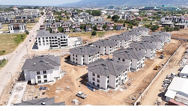 Kartepe Kent Konut Evleri Teslim Öncesi Son Kontrollerle Hazır
