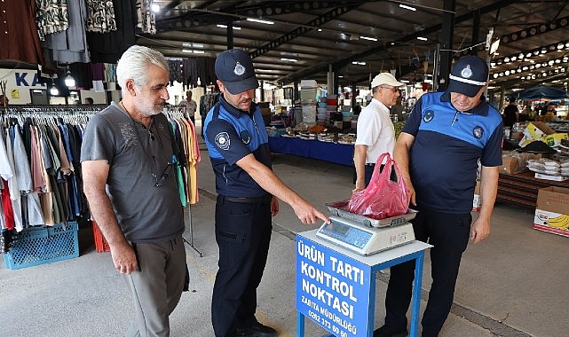 Kartepe’de Pazar Denetimleri: Zabıta Ekiplerinden Kesintisiz Gözetim