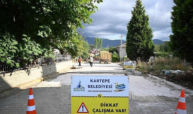 Kartepe’de Üstyapı Çalışmaları Sahada İncelendi ve Hızla İlerliyor