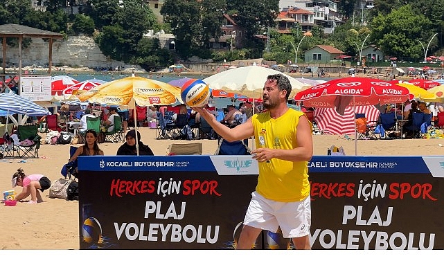 Kocaeli Kumcağız Sahili’nde Herkes İçin Spor Plaj Voleybolu Turnuvası Coşkusu