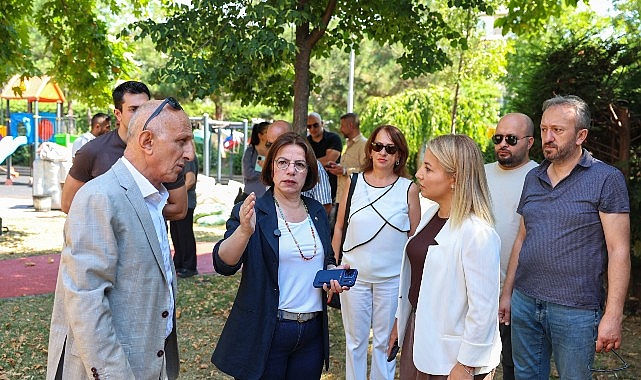 Maltepe’de Park ve Altyapı Çalışmalarını Yerinde İnceleyen Başkan