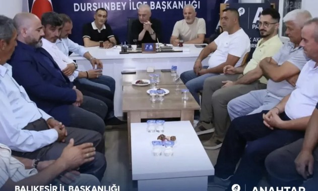 Anahtar Parti İl Başkanı Ahmet Sağlam Dursunbey’de: “Çözüm Ortak Akılla Gelecek”