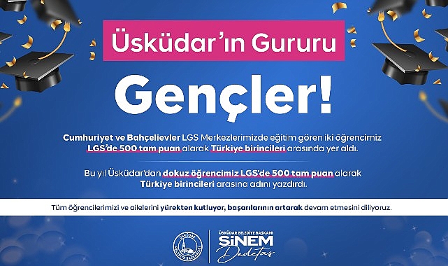 Üsküdar’da LGS Başarısı: Türkiye Birincileri ve Şeffaf Eğitim Desteği