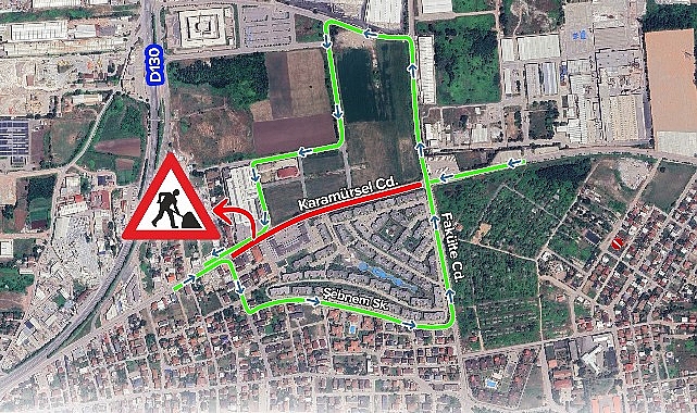Başiskele Karamürsel Caddesi Altyapı Çalışması Nedeniyle Trafik Düzenlemesi