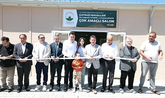 Çaybaşı Mahallesi’ne Çok Amaçlı Salonun Açılışı Görkemli Törenle Gerçekleşti