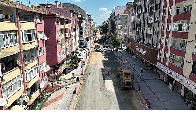 Gebze Şehit Numan Dede Caddesi’nde Altyapı ve Üstyapı Çalışmaları Hız Kesmiyor