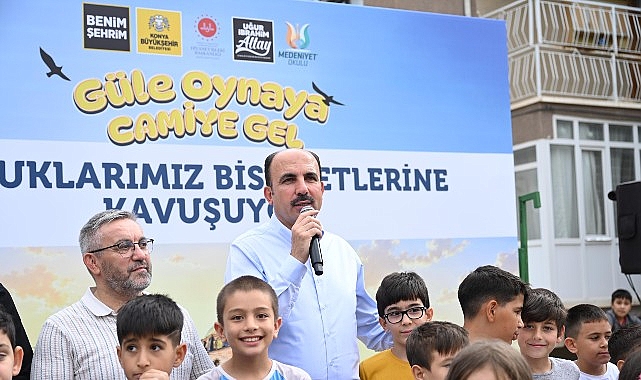 Güle Oynaya Camiye Gel Projesiyle Çocuklara 40 Günlük Sabah Namazı Sonrası Bisiklet Sevincı