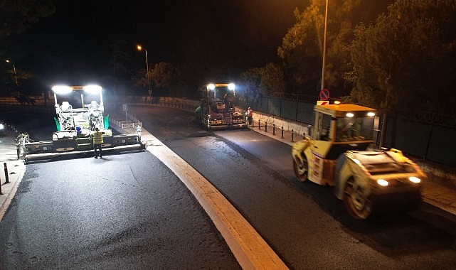İstanbul’un Bütün Yıllık Yaz Yolçalışması: 302 Bin Tonluk Asfalt Seferi