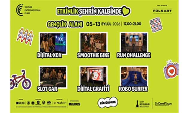 İzmir Fuarında Gençlik ve Çocuklar İçin Teknoloji, Oyun ve Eğlence Dolu Alanlar