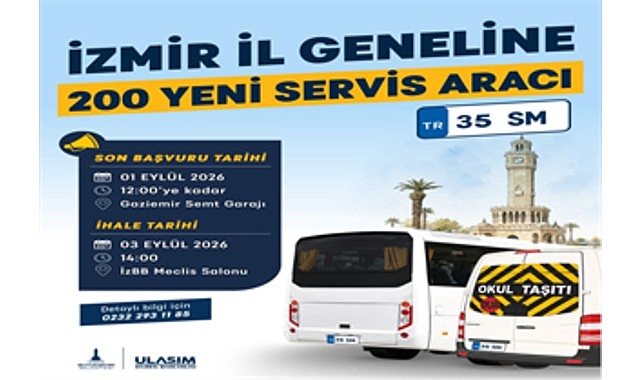 İzmir’de 400 servis aracı için 29 yıllık ihale süreci ve tarihleri