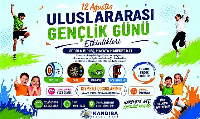 Kandıra’da Gençlik Günüyle Spor ve Eğlenceye Davet