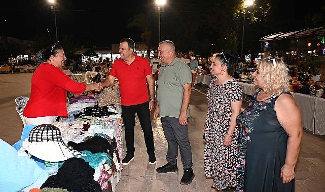 Kemer’de Üreten Ev Hanımları Kermesi Yeniden Kapılarını Açtı