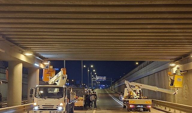 Köseköy Battı-Çıktı Alt Geçidinde Aydınlatma Bakım ve Yenileme Çalışması Tamamlandı