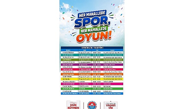 Maltepe’de Ücretsiz Spor ve Oyun Şöleni: Her Mahallede Hareket