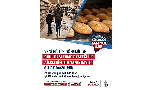 Okul Beslenme Destek Kartı 2026-2027: Başvurular 25 Ağustos’ta online