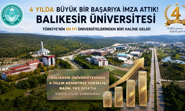 Balıkesir Üniversitesi’nde YKS Başarısı: Programların ’ünde Sıralama Yükseldi