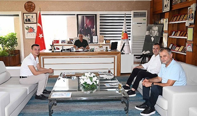 Samet Parlar’ın Kemer Belediyesi’ndeki Görevinden Yeni Göreve Geçişi İçin Veda Ziyareti