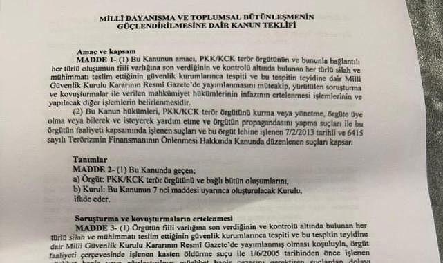 “Terörsüz Türkiye” Yasa Teklifi TBMM Adalet Komisyonu’nda Kabul Edildi! İşte 12 Maddelik Tarihi Düzenlemenin Tam Metni ve Tüm Detayları