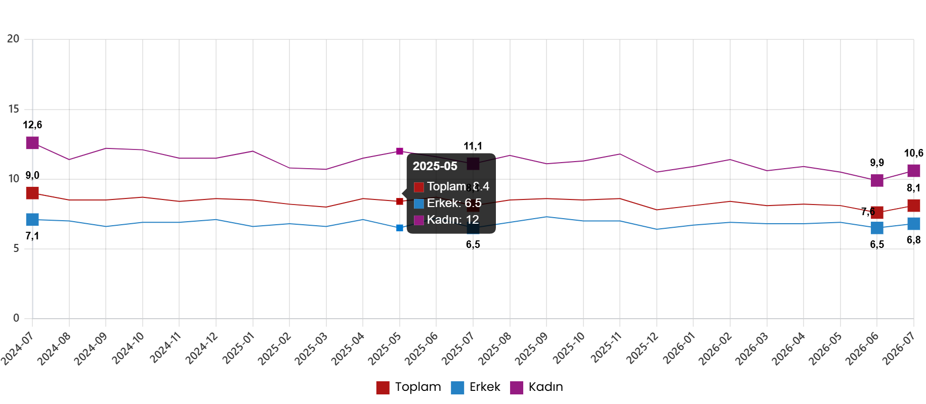 Türkiye İşgücü Verileri Temmuz 2026: Mevsimsel Düzeyde İstihdam ve İşsizlik Göstergeleri